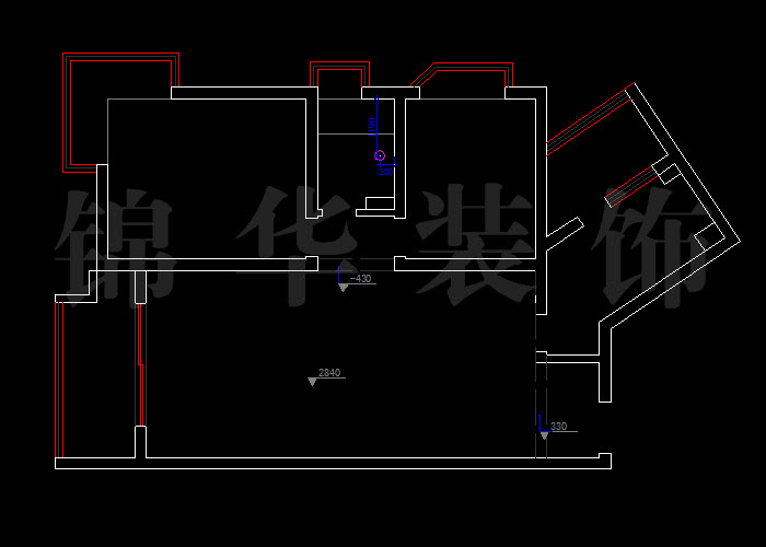 世茂濱江2棟3單元3102室 戶型