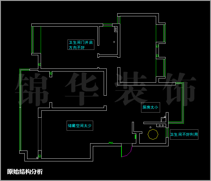 愛濤翠湖花園戶型四房兩廳兩衛140平米 戶型